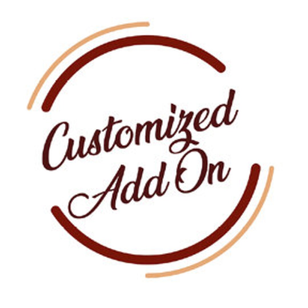 Customization Add-on Svg Jpg Dxf Png - Etsy