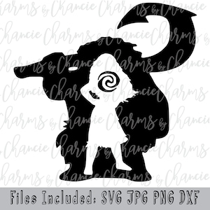 Moana & Maui SVG Bundle | Tropical Disney Cut File | Matching Vacation Shirts | Baby Moana and Maui Silhouette png dxf jpg