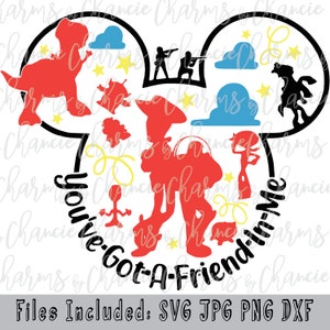 Toy Story Buzz Woody Jessie Rex Slinky  Svg Jpg Dxf Png