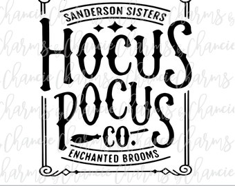 Hocus Pocus Sign  Svg Jpg Dxf Png