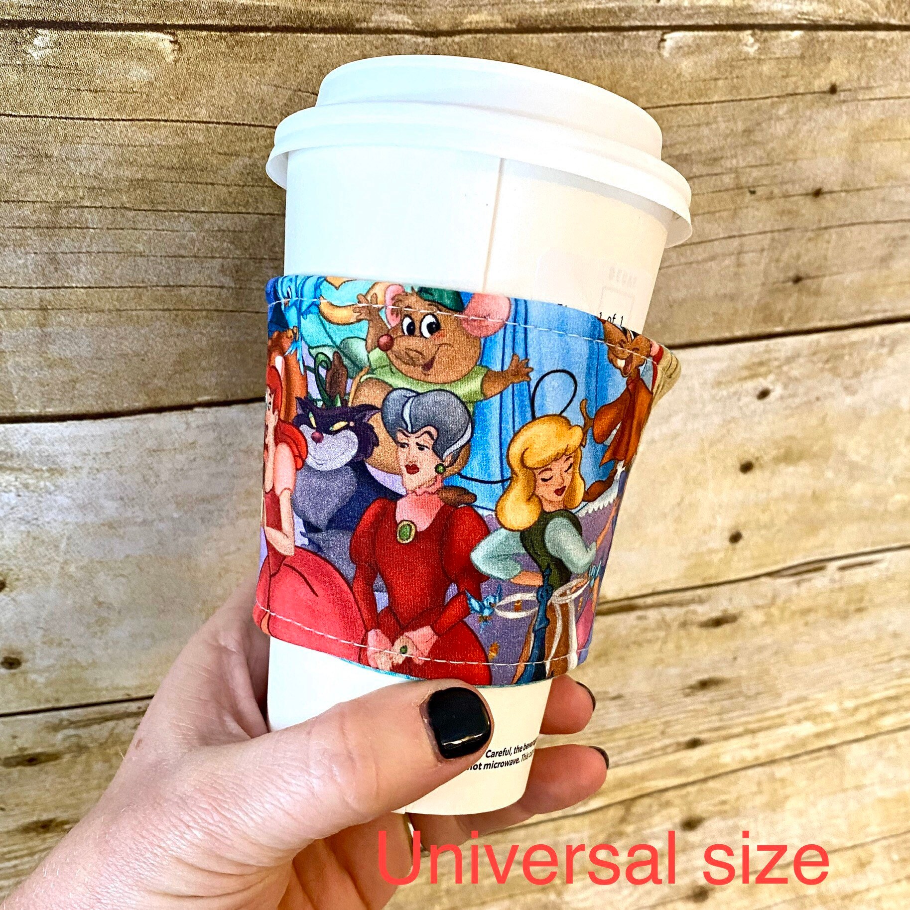 Disney Custom Cup Cozy Etsy