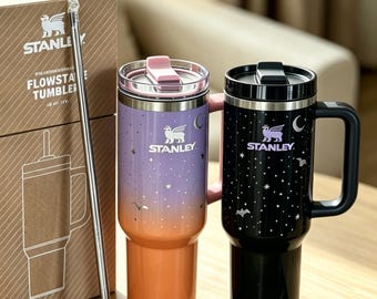Tazza termica isolante Stanley Quencher H2.0 FlowState da 1,2 litri / Tazza da viaggio termica con manico e cannuccia / Regalo per donne / Tazza da auto