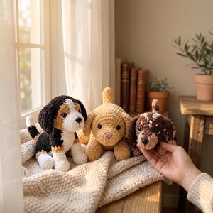 Husky Crochet Pattern, Sleepy Lying Husky Amigurumi Dog, Plush PDF Pattern, Beginner Friendly, Chunky Blanket Yarn Dog Plushie