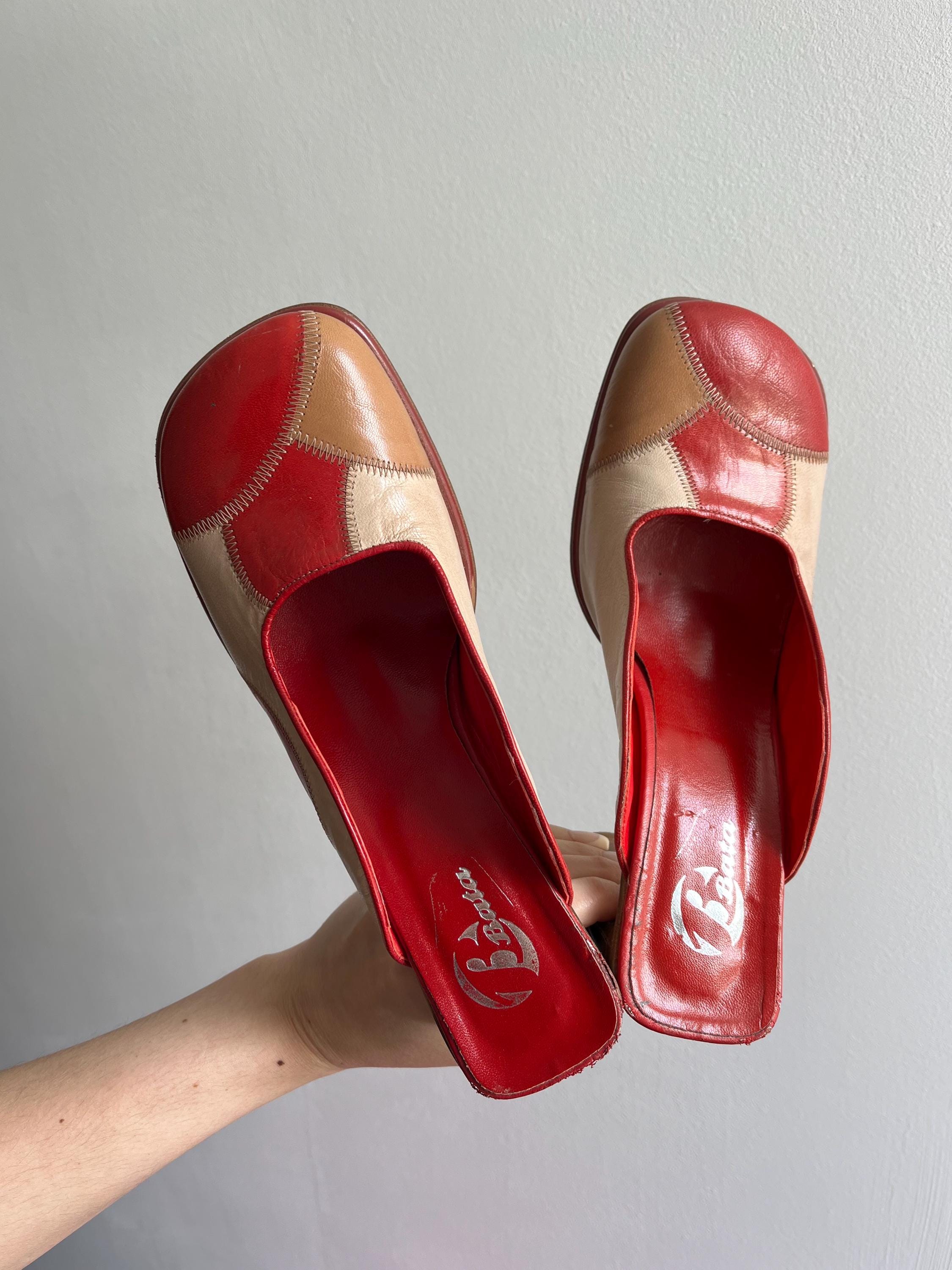 Prada Vintage Mules - Etsy Norway