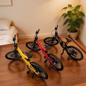 Alloy Diecast Mountain Bike Model, Realistic MTB Replica, Desk Decor, Cycling Accessory