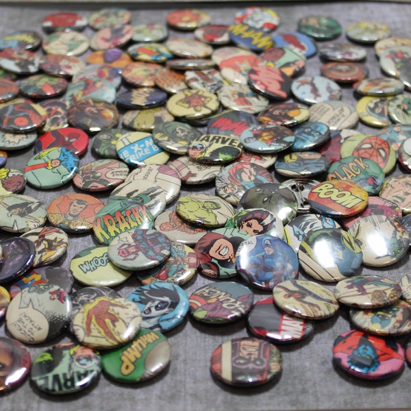 Small Comic Book Pins