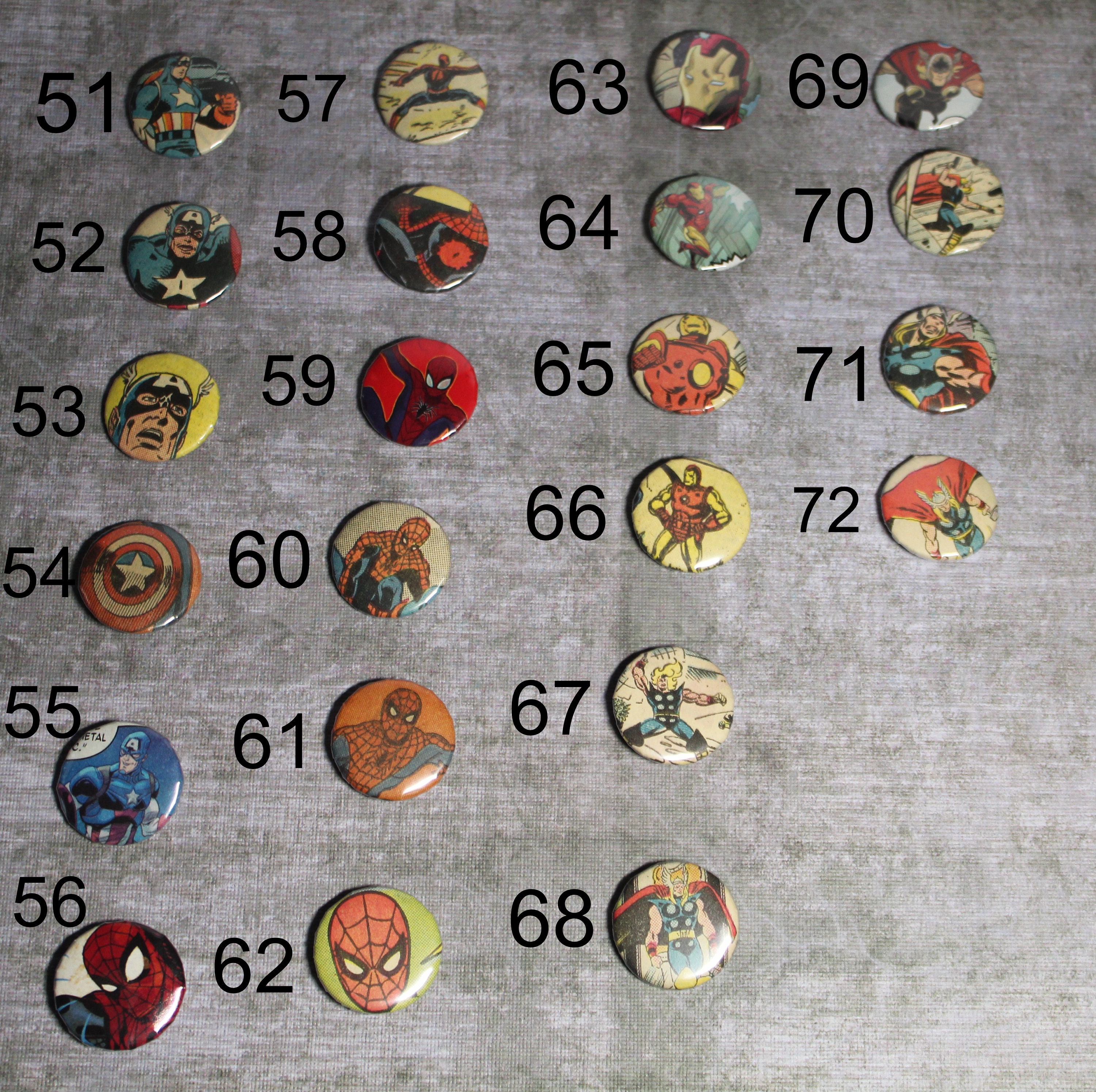 Small Comic Book Pins - Etsy