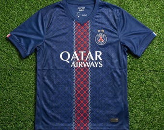 PSG 2 Stars Tröja 2025 2026 | Rygg mot rygg Champions fotbollströja, Paris fotbollsställ, personlig Paris fotbollspresent till fans och män