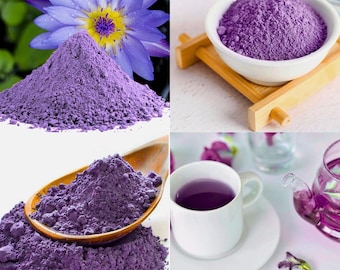 Biologisch blauw lotusbloempoeder | Nymphaea Caerulea Botanisch kruidenthee-ingrediënt