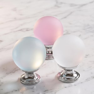 Modern Glass Cabinet Knob Round Crystal Drawer Pull Minimalist Furniture Hardware for Kitchen Bathroom Dresser Wardrobe Door Replacement