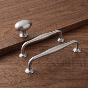Modern Oval Cabinet Knob Minimalist Drawer Pull Luxury Furniture Hardware Contemporary Kitchen Dresser Wardrobe Door Handle Home Deco Accent