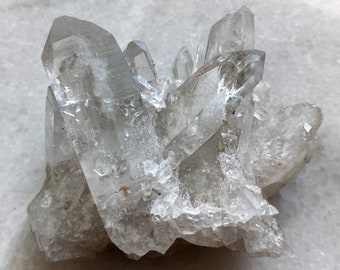 White Quartz Crystal Cluster Raw Crystal Healing Stone