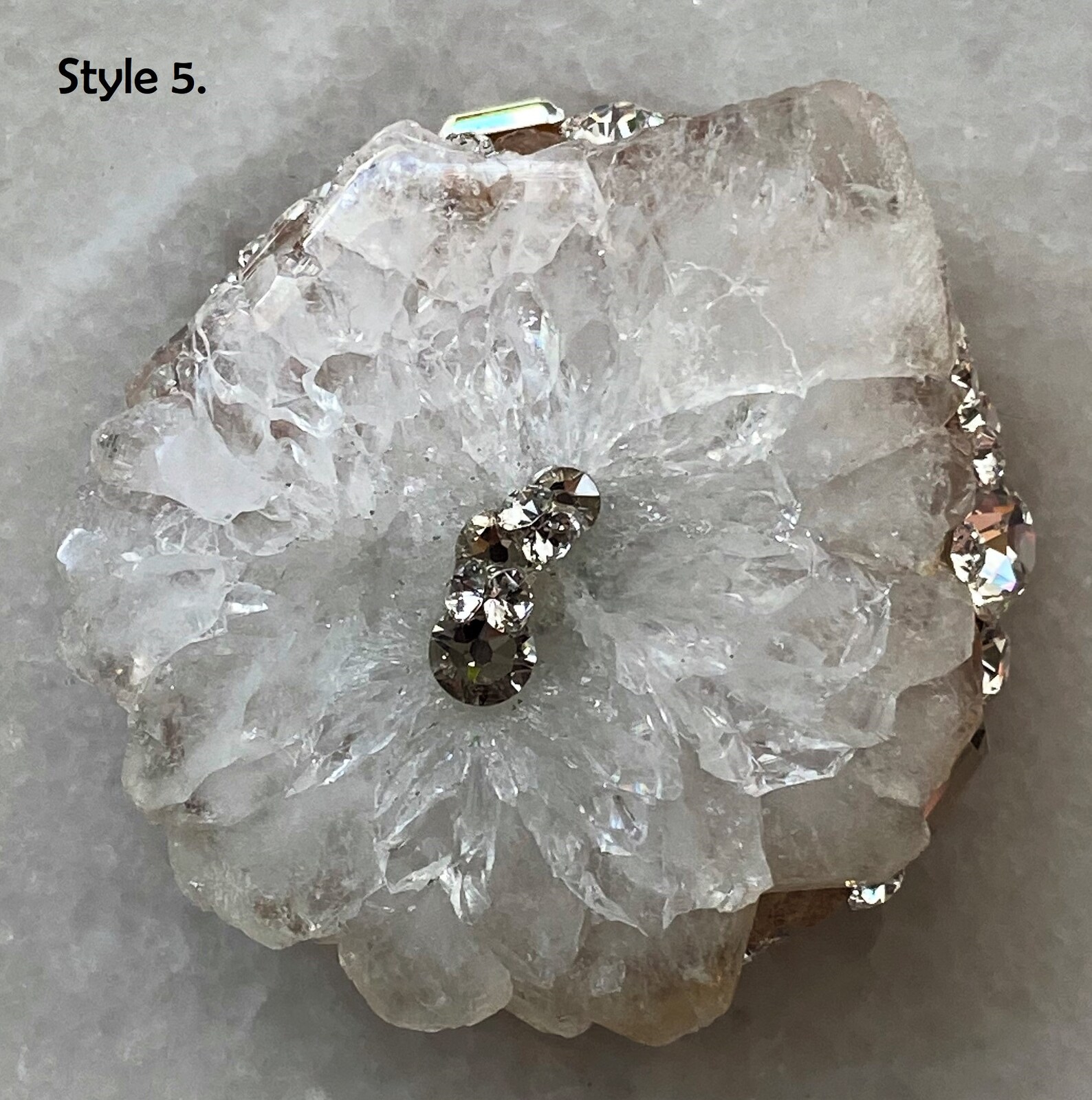 Toppercrystal & Quartz Choose Your Style Universal Topper Etsy