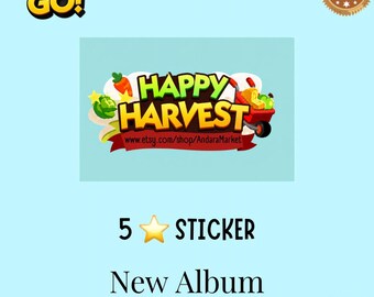 Mono_poly 5-Sterne-Sticker-Album – Fröhliche Ernte