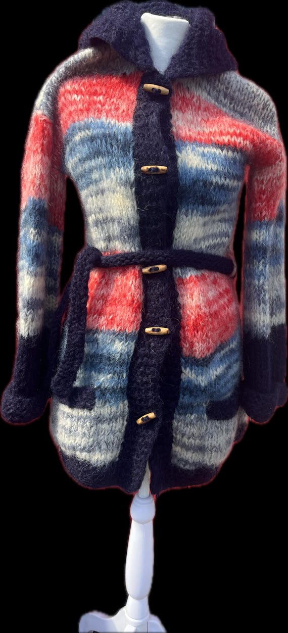 Multi Colored Mohair Sweater - image 1