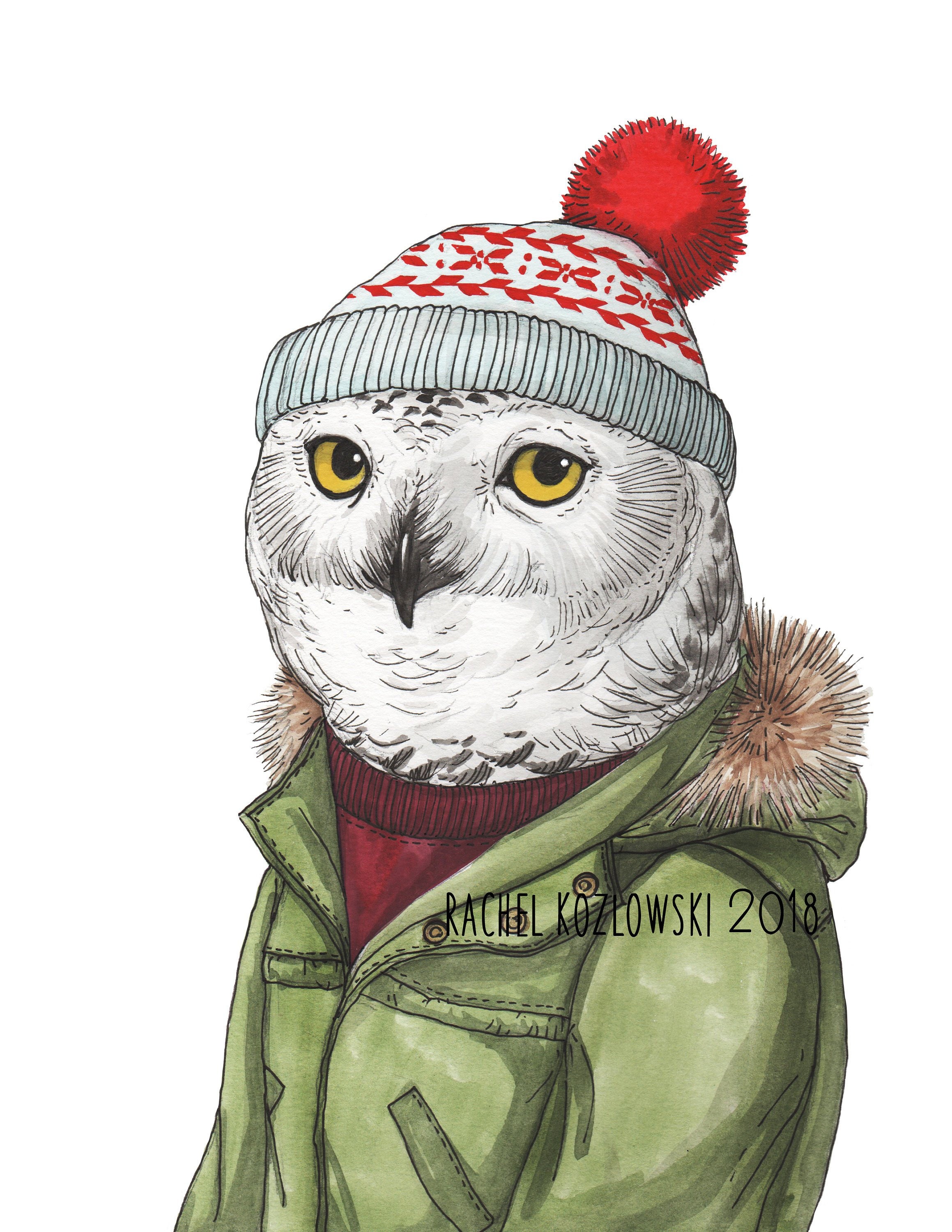 Mr. Snowy Owl - Archival Print