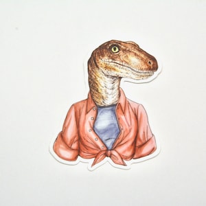 Velociraptor - Jurassic - Vinyl Decal - Sticker