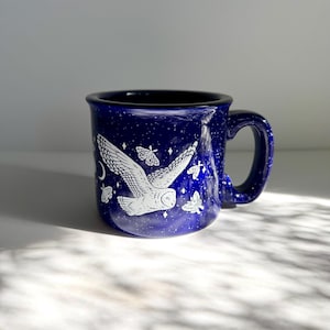 Nocturnal Natives - Speckled Stoneware Camp Mug - 15oz