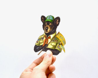 Bear Cub - Explorer - Vinyl Decal - Sticker