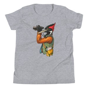 Woodpecker - Bird Watcher - Youth Short Sleeve T-Shirt