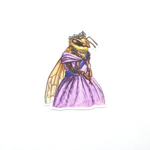Queen Bee - Honey Bee - Vinyl Decal - Sticker