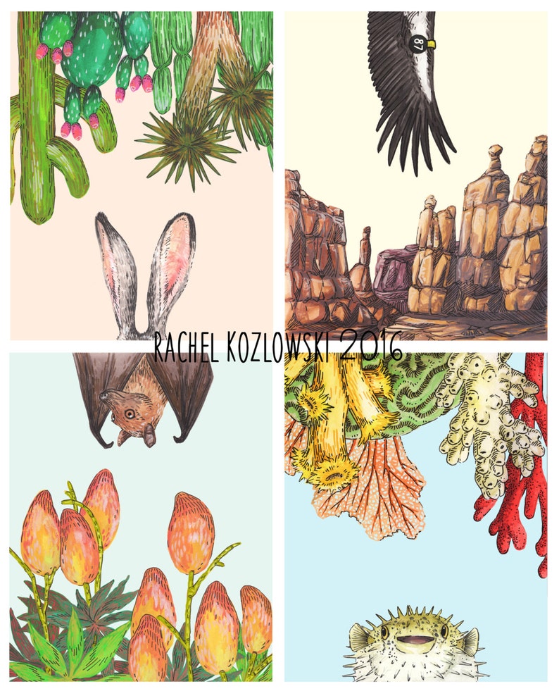 8x10 Pick Any Two Illustrations Archival Print image 5
