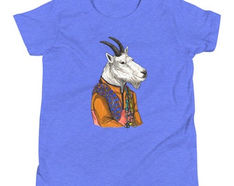 Mountain Goat - Youth Short Sleeve T-Shirt