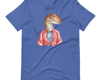 Velociraptor - Ellie Sattler - Unisex t-shirt met korte mouwen