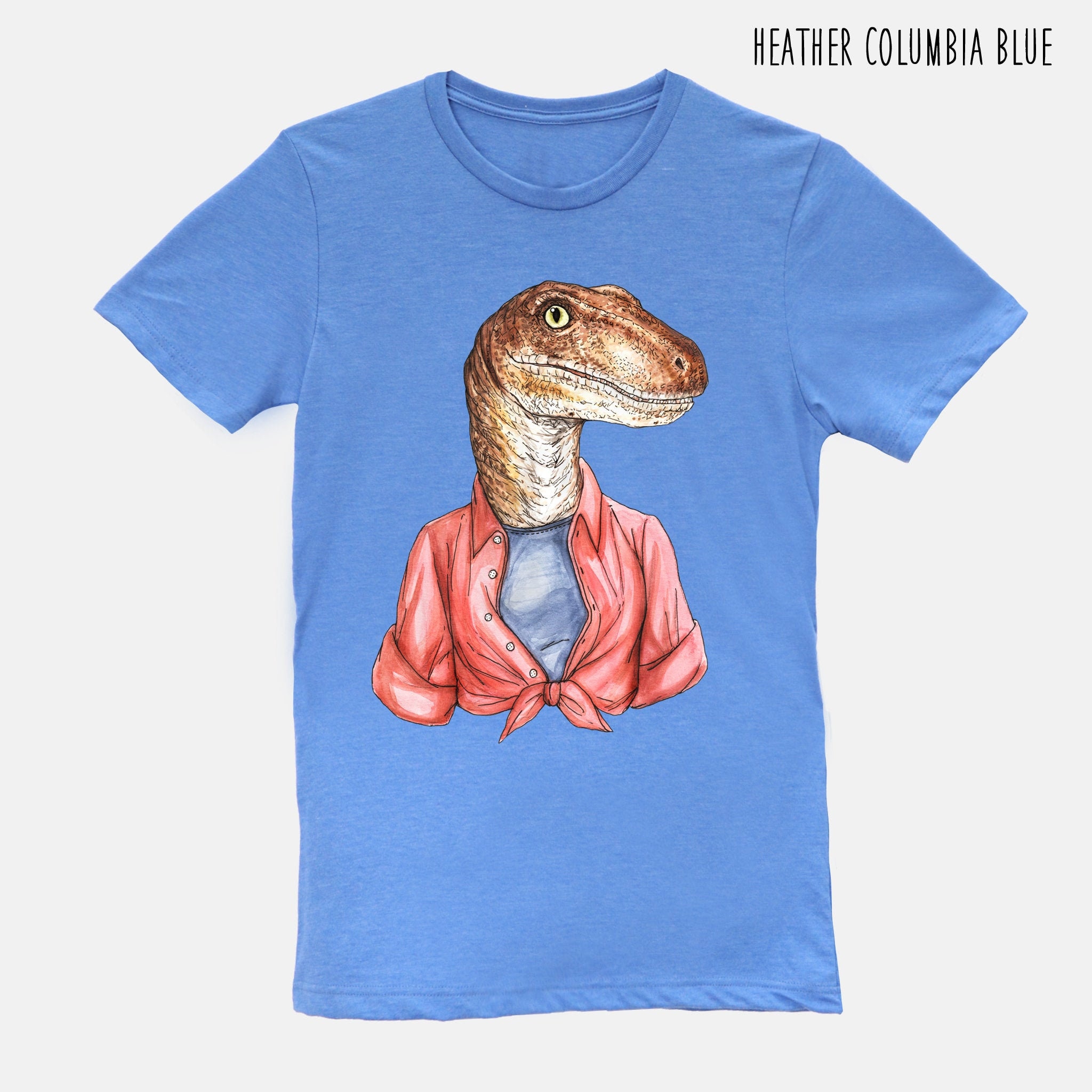 Velociraptor - Ellie Sattler - Jurassic Park - Camiseta unisex de manga  corta con estampado, image size:2048x2048