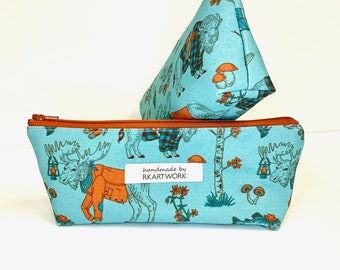 Camp Critters - All Over Print - Pencil Case