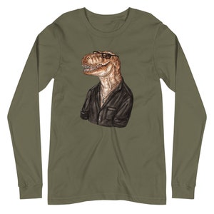 T Rex - Ian Malcolm - Unisex Long Sleeve Tee