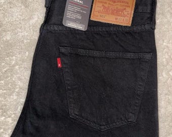Jeans Levi's 501 Original W33 L32 negros