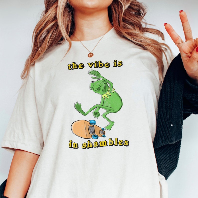 The Vibe is in Shambles Shirt Vibe in Shambles Short Sleeve - Etsy ...