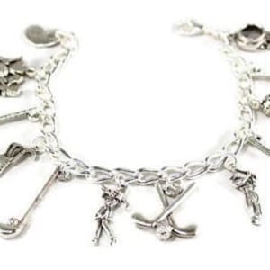 Ladies Golf Gift - Golf Bracelet - Golf Jewelry - Sports Jewelry - Golf Club - Golf  - Golf Club Jewelry - Golfing Gift