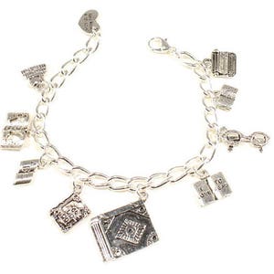 Cadeau pour passionné de lecture - Cadeau bibliothécaire - Bracelet livre - Cadeau pour amoureux des livres - Cadeau pour club de lecture - - Cadeau amour de la lecture - Booksr
