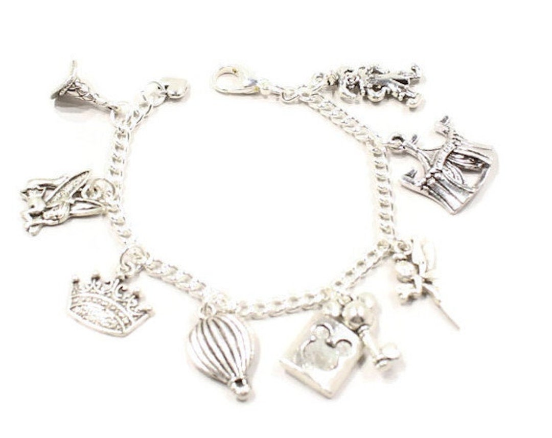 Girls Charm Bracelet Personalized Birthday Gift for 7 Year Old