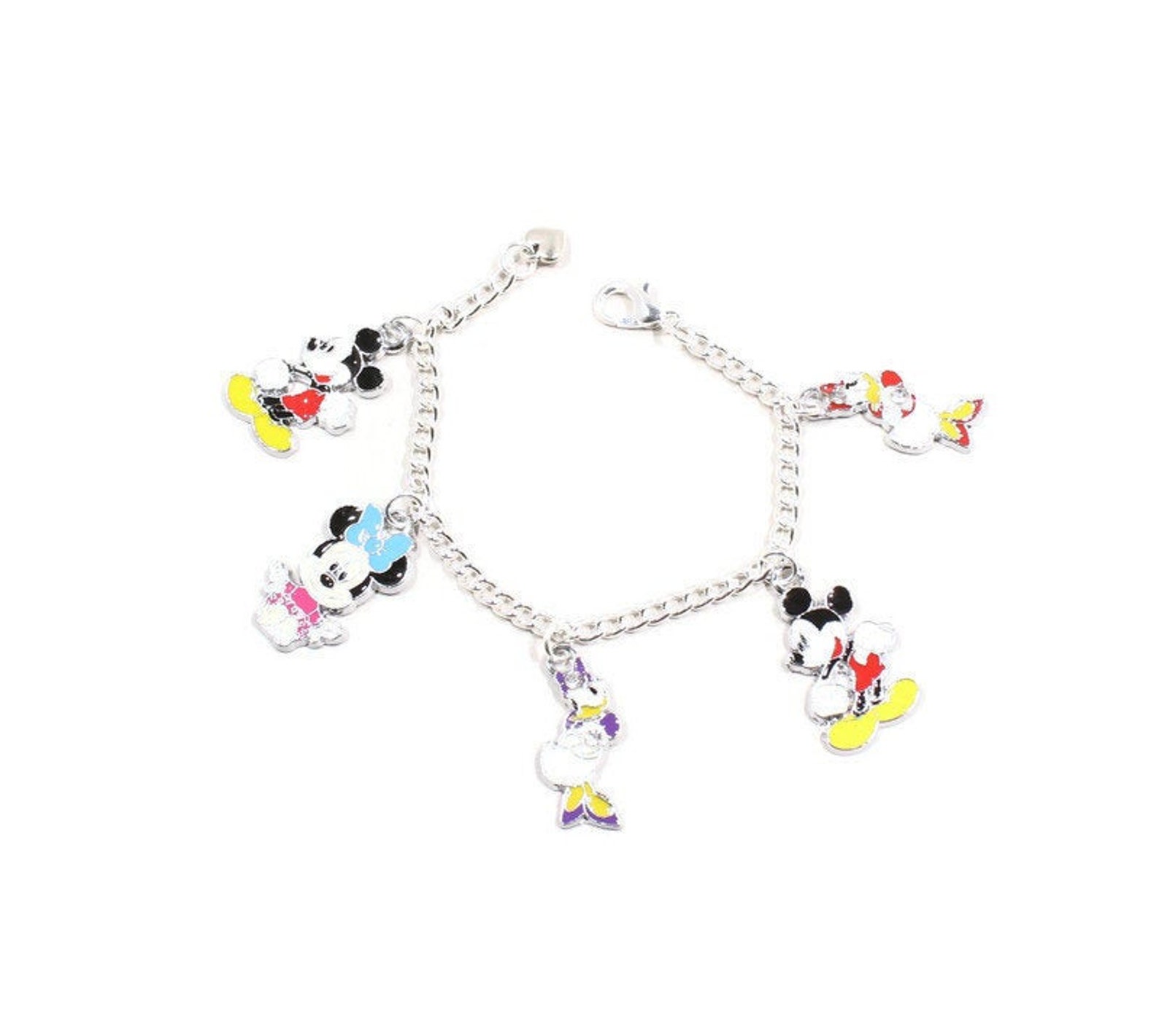 Girls Disney Bracelet Mickey Mouse Bracelet Donald Duck Disney Jewelry