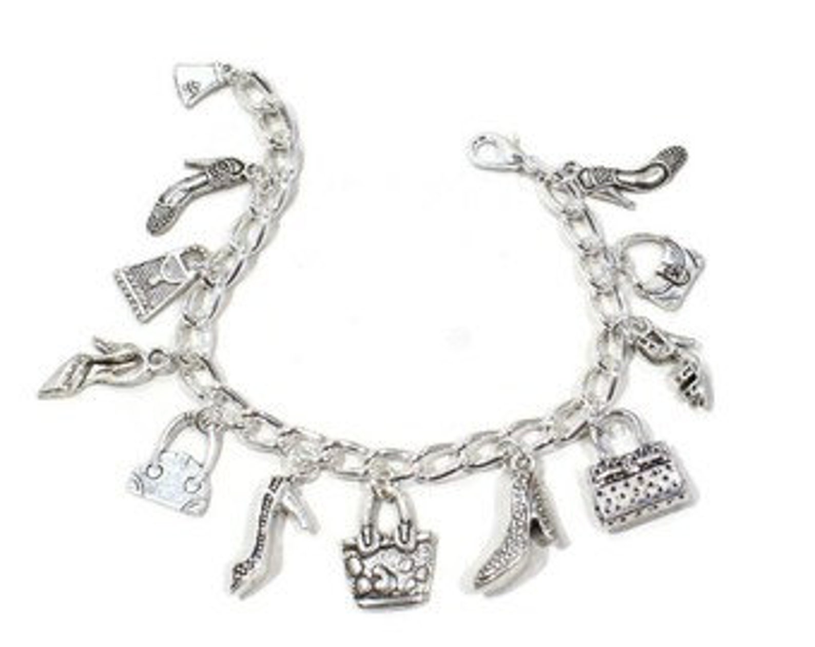 High Heel Shoe Jewelry High Heel Shoe Bracelet Handbag Etsy