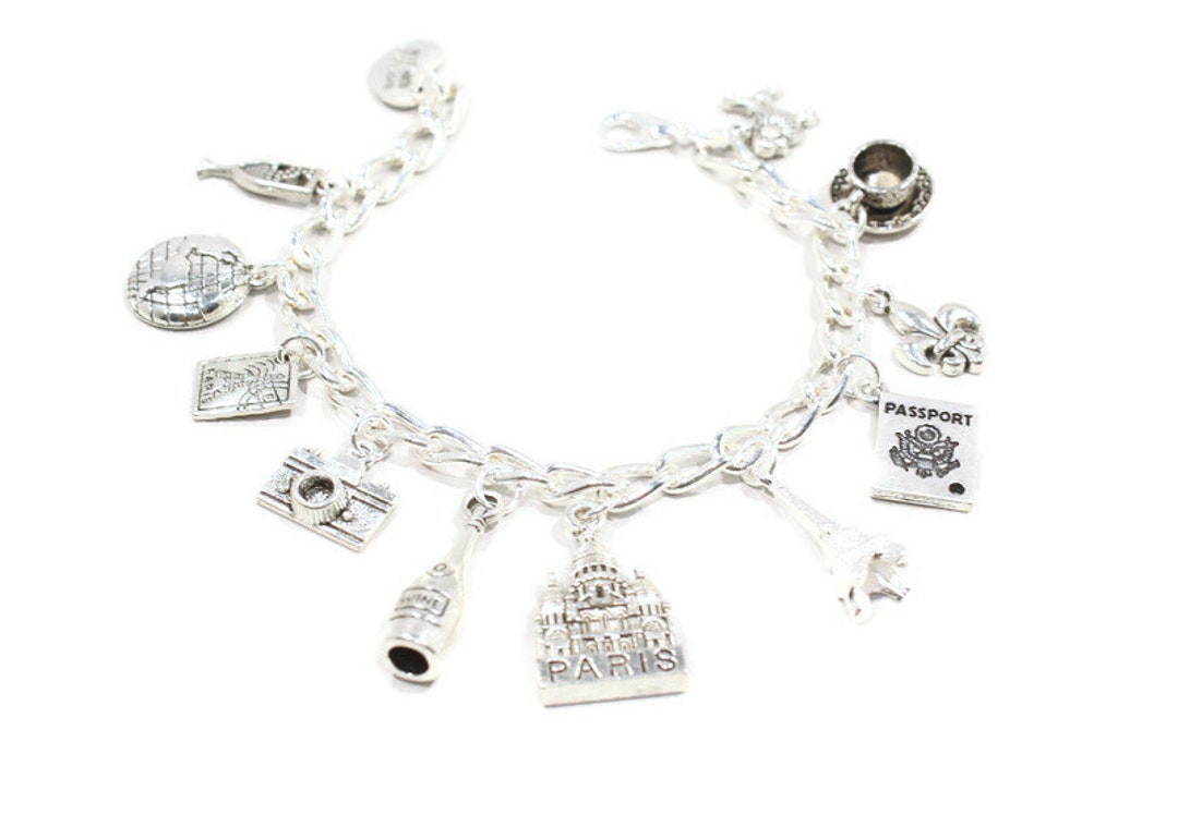 Paris Bracelet Eiffel Tower Paris France Gift La Bonne - Etsy