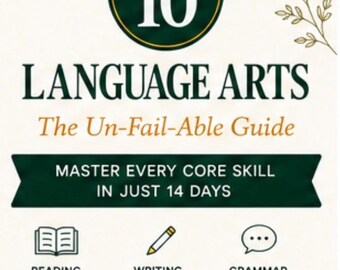 Grade 10 Language Arts Curriculum | 14-Day Homeschool ELA Workbook (Printable PDF)