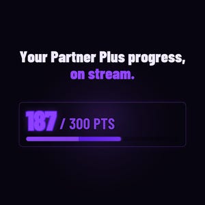 Superposición de seguimiento Twitch Partner Plus, widget de progreso en vivo para OBS (descarga digital)