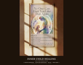 Inner Child Healing Oracle — Wall Art Bundle, 30 Digital Prints for Framing + Interactive Frame Designer App with 100 Frames