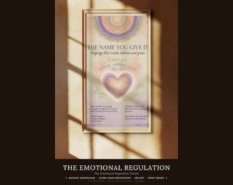 The Emotional Regulation Oracle — Wall Art Bundle, 30 Digital Prints for Framing + Interactive Frame Designer App with 100 Frames