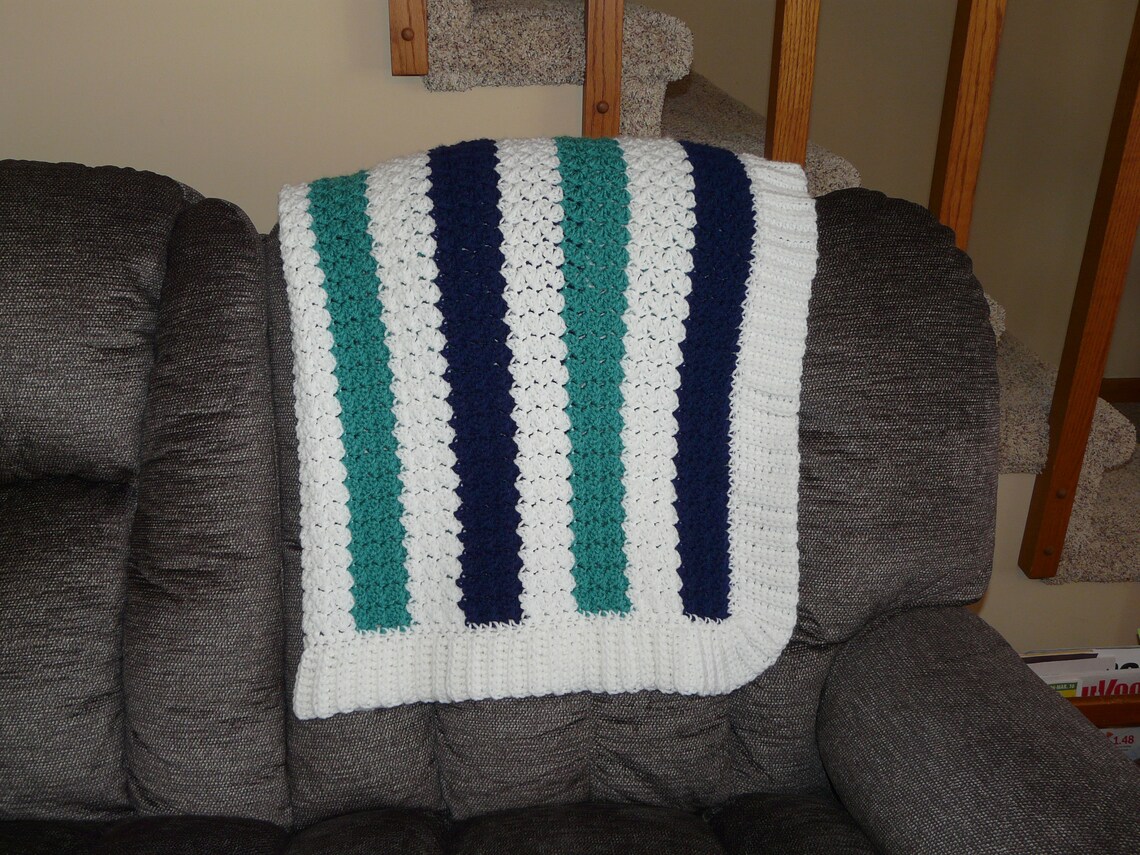 Nautical/Baby Boy Afghan/Baby Boy Afghan/Wheelchair Etsy