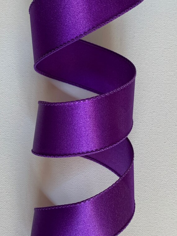 Purple silk ribbon discount