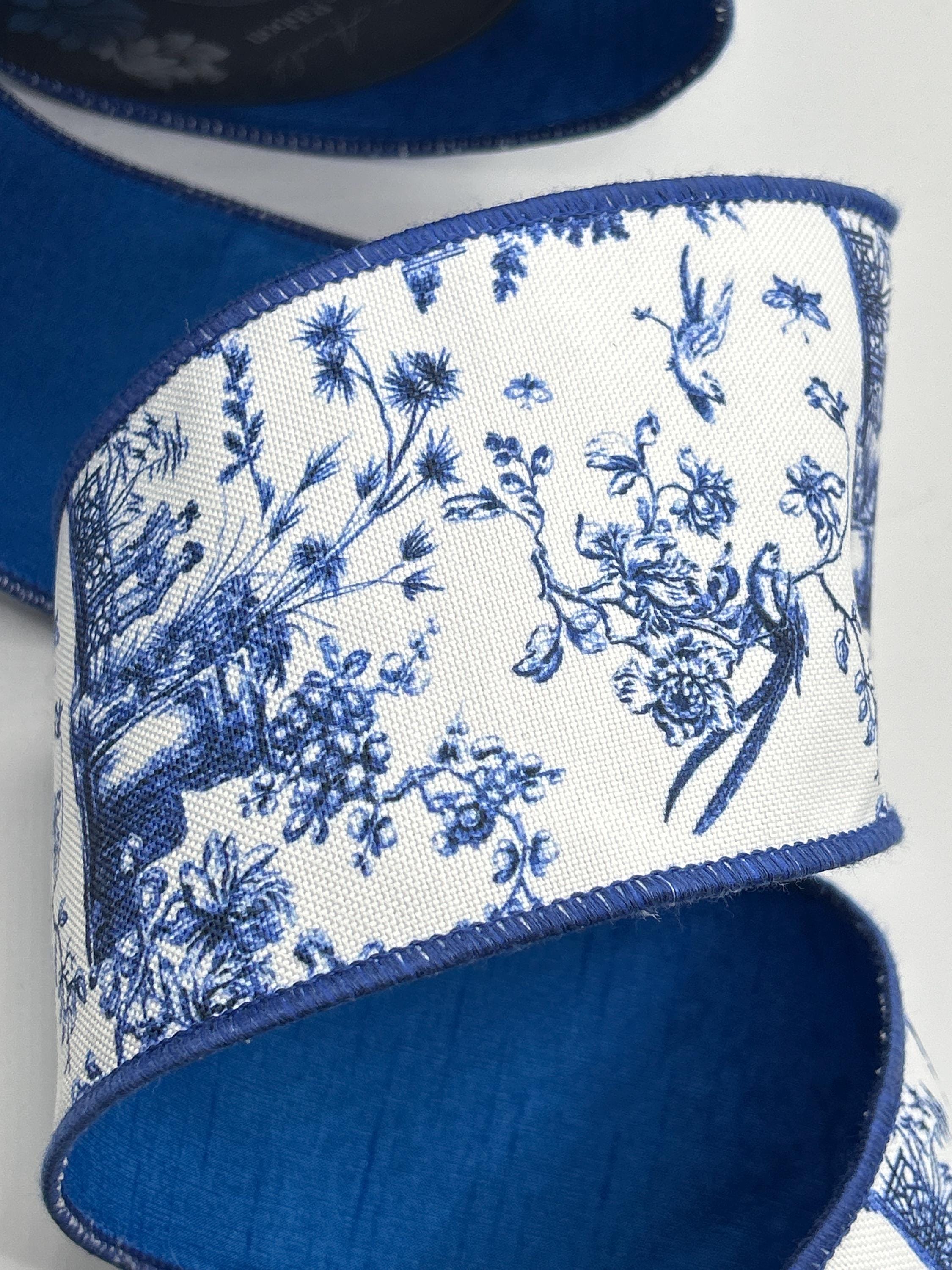BLEU RUBANページ Brentwood Stripe - China Blue Fabrics | Schumacher