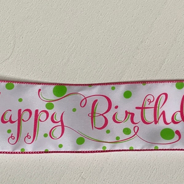 Happy Birthday Ribbons - Etsy