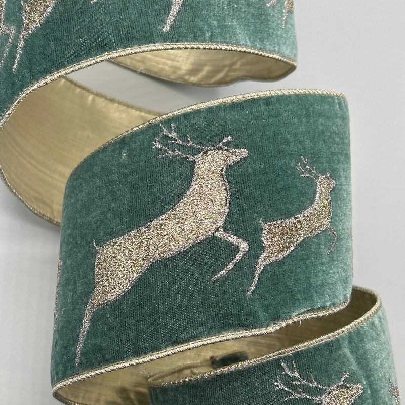 Top 9 Ribbon Reindeer Velvet Ribbon - Etsy