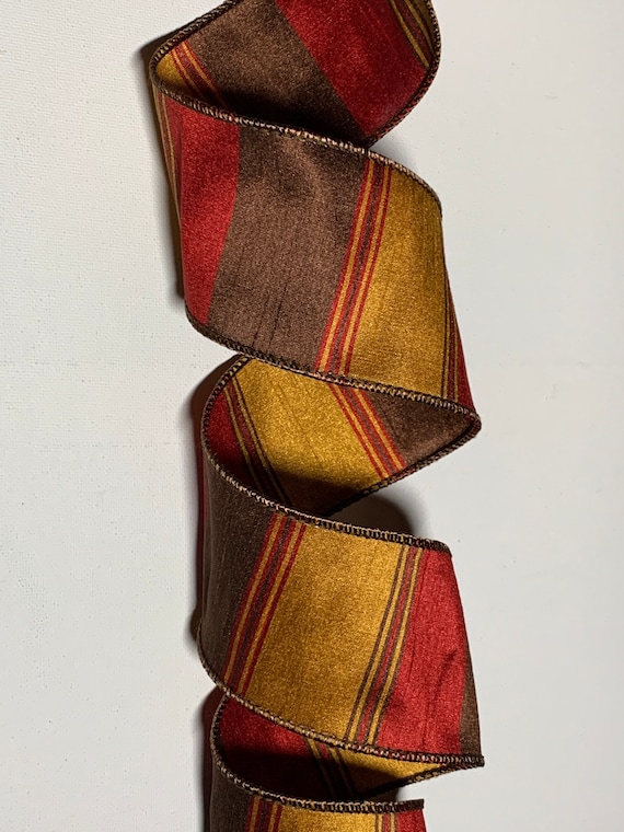 Silk wired ribbon deals
