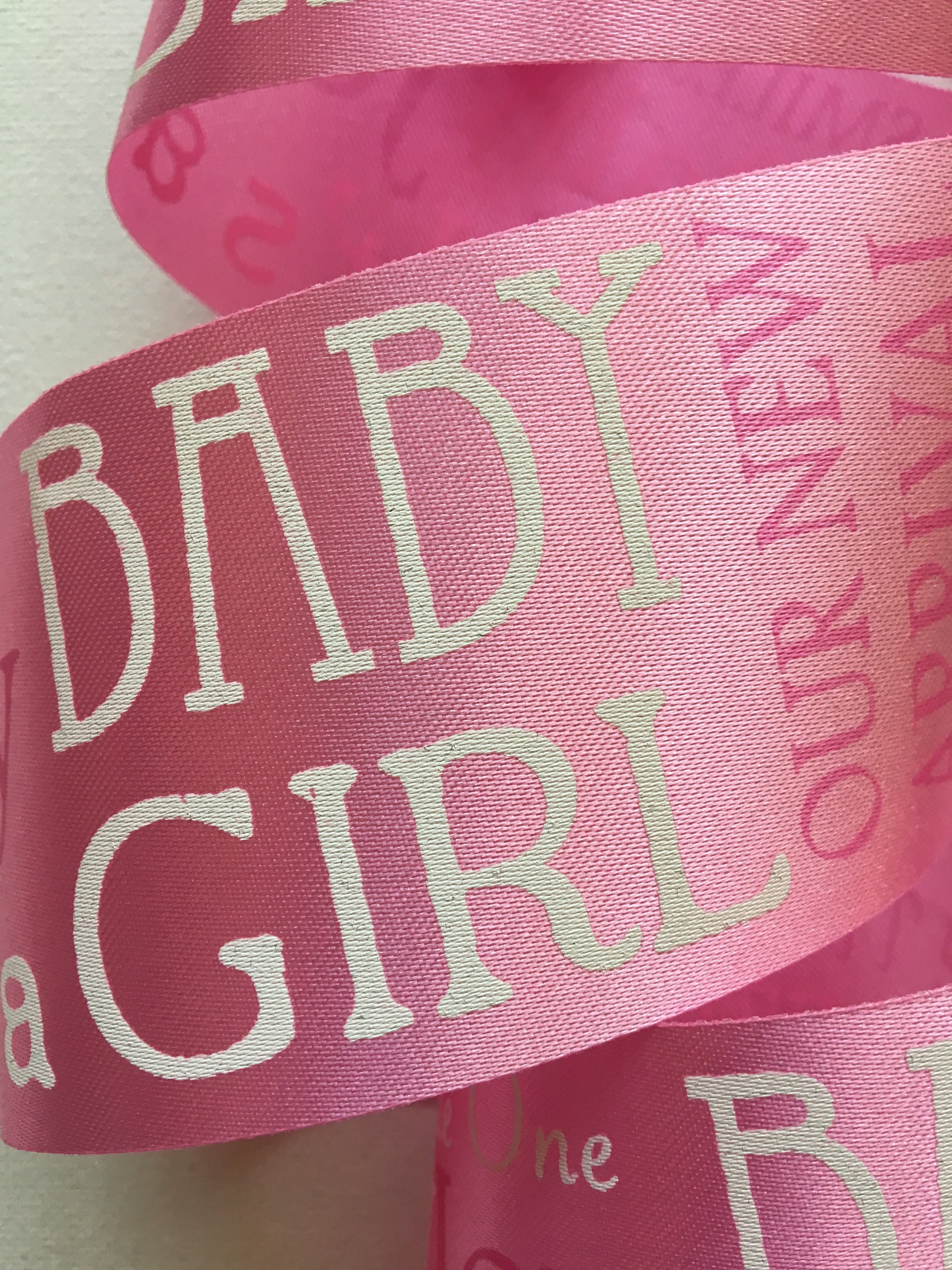 2.5 Baby Girl Ribbon It's A Girl New Arrival Not Etsy